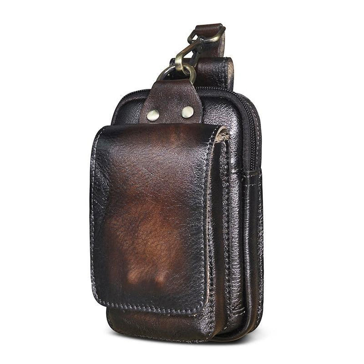Secure brown fanny pack, stylish & organized for travel or daily use.