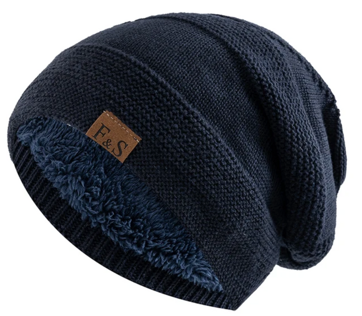 Perfect gift: Unisex warm fleece-lined winter beanie hat for ultimate cold weather comfort.