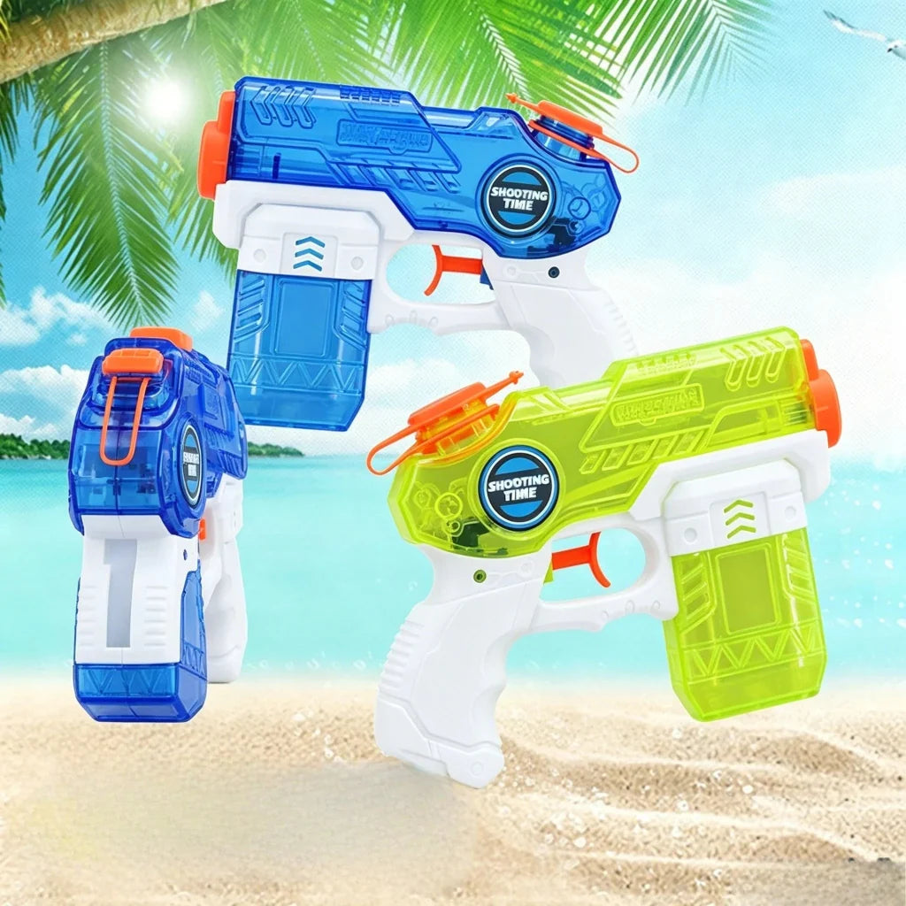Fun children's water gun, providing endless summer entertainment. A safe and easy-to-use outdoor squirt toy for kids.