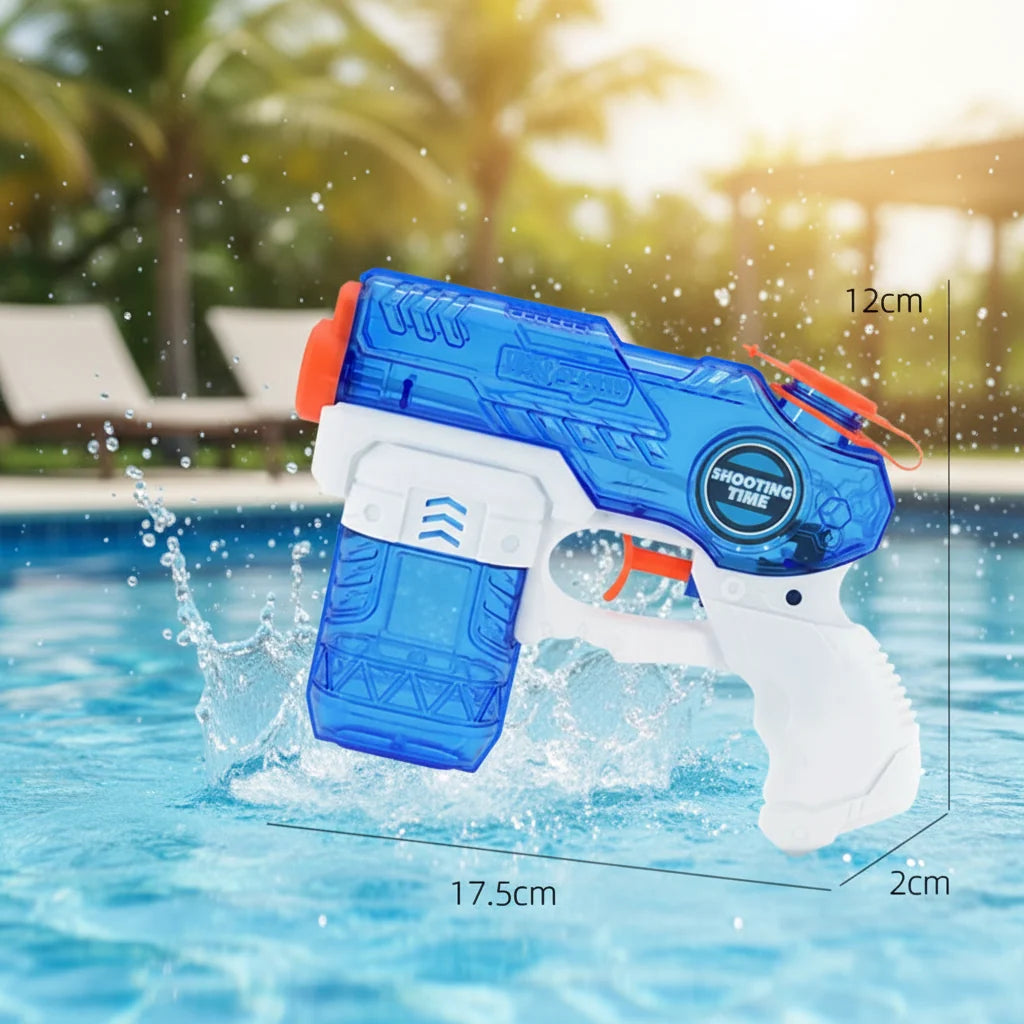 Durable kids' squirt gun, perfect for summer water play. An easy-to-handle toy for beach, pool, or backyard fun.