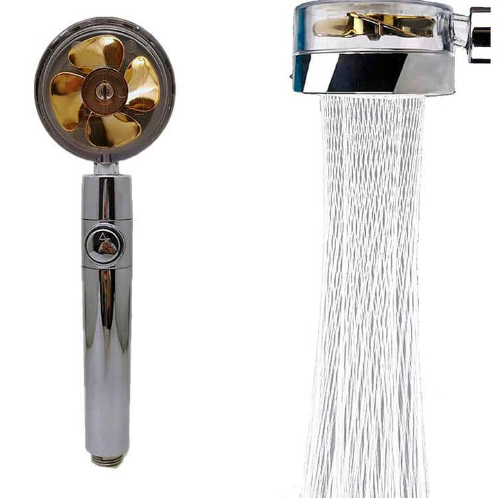 Bathroom shower head, high-pressure, water-saving, and eco-friendly with an easy-to-install chrome finish.