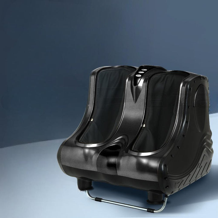 Unisex electric foot & leg massager with heat for deep relaxation, pain relief, and improved circulation.