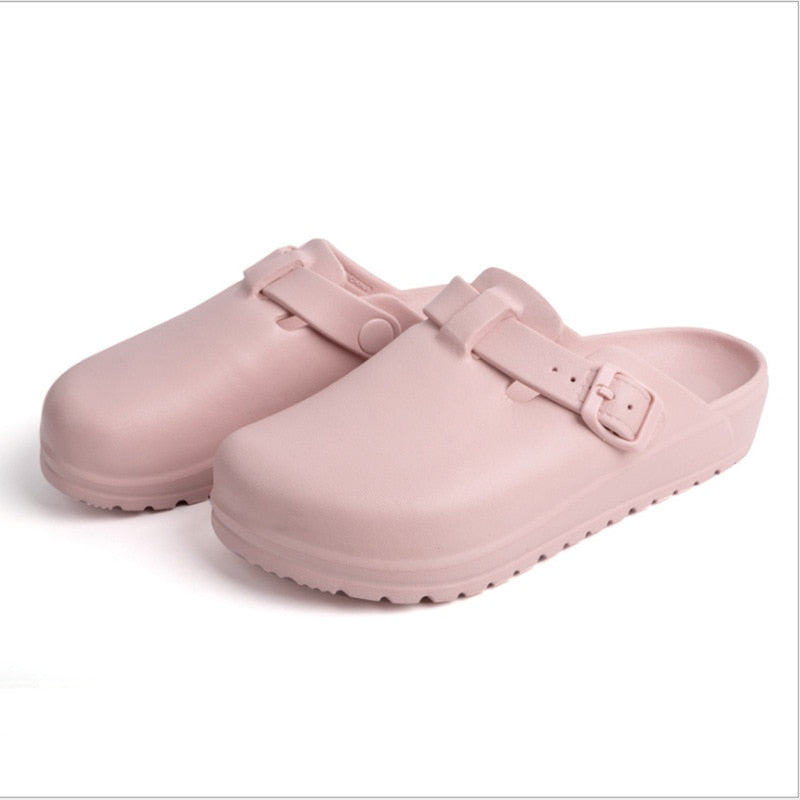 Ergonomic women's clogs, waterproof & slip-resistant, perfect for all-day comfort.