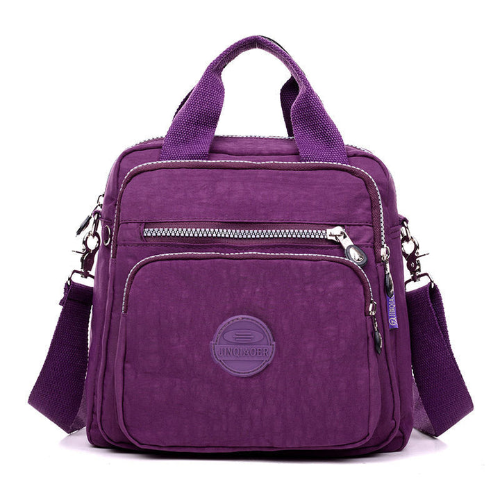 Versatile women's waterproof crossbody bag, convertible shoulder bag or backpack purse. Ideal for travel & daily use.
