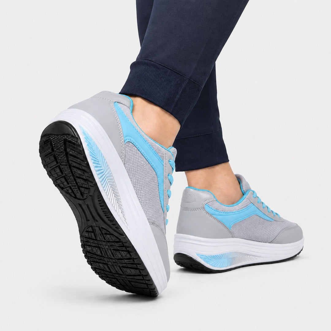 Comfortable women's orthopedic shoes, Wave model, featuring arch support & cushioned sole.