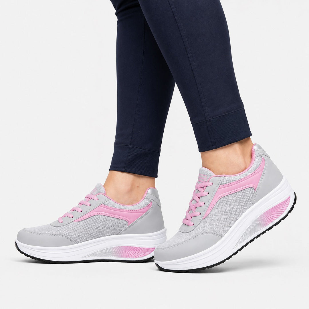 Women's Wave daily wear shoes, featuring orthopedic sole, cushioning, & arch support.