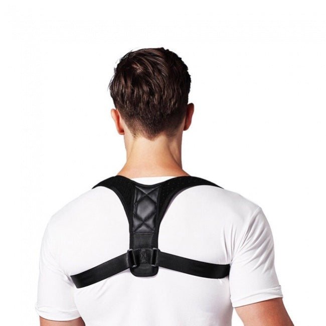 Unisex posture corrector brace for back & neck support, promoting spine alignment & good health.