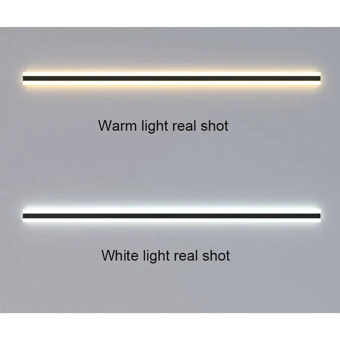 Sleek outdoor LED wall light, durable & weatherproof, provides modern exterior illumination for any home.