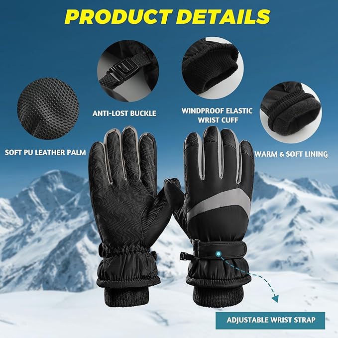High-performance winter gloves, made with thermal fleece for warmth & touchscreen control.
