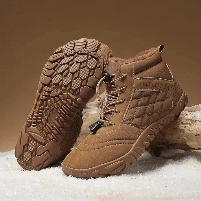 Stylish unisex seasonal winter boots, warm snow boots for cold weather & outdoor use.