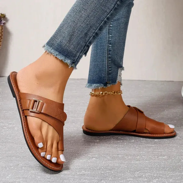Women's corrective bunion sandals, comfortable and stylish, with orthopedic features for foot support.