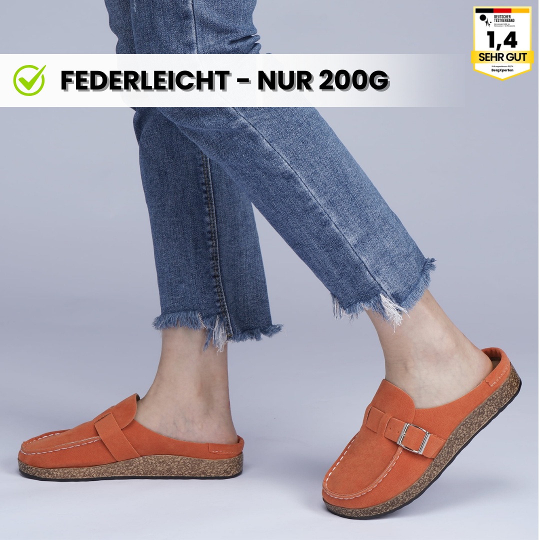 Women's orthopedic slippers, durable comfort footwear with arch support for daily wear.