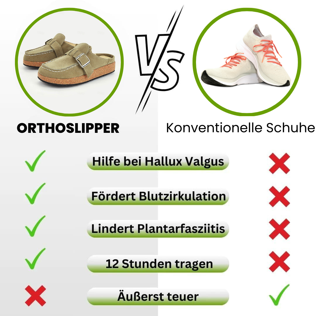Soft women's orthopedic slippers, cushioned for daily indoor wear & ultimate foot support.