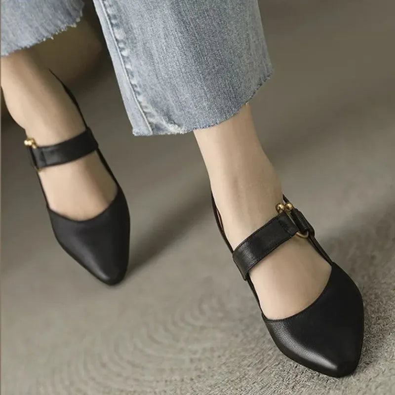 Comfortable women's orthopedic high heels, providing excellent support for posture and reducing foot pain.