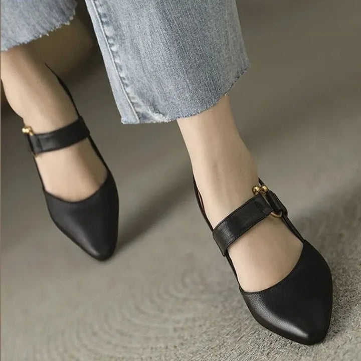Comfortable women's orthopedic high heels, providing excellent support for posture and reducing foot pain.