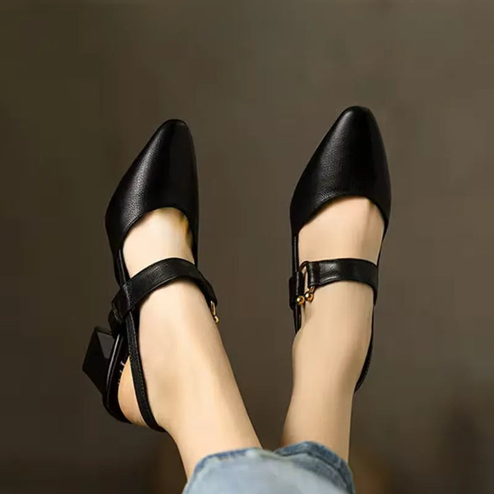 Women's elegant high heels featuring orthopedic support, ensuring stylish and pain-free wear.
