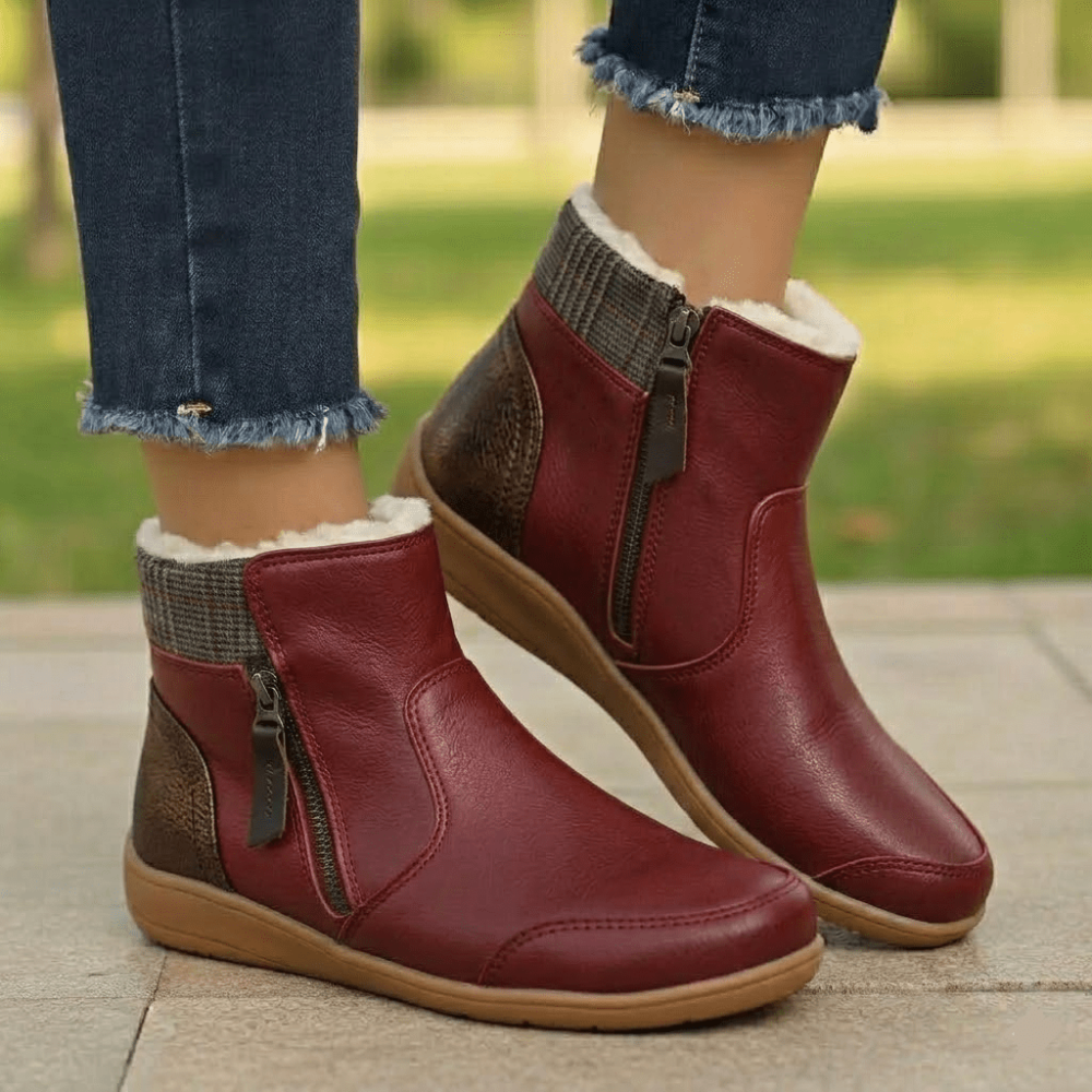 Stylish wedge heel women's shoes, waterproof, non-slip, and with orthopedic support for ultimate comfort.