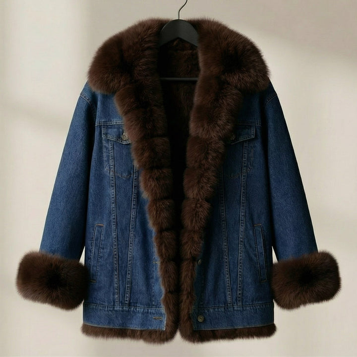 Soft women's winter outerwear jacket. Featuring a cozy long sleeve design & chic button closure for casual everyday wear.