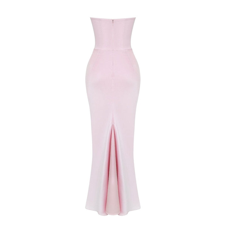 Women's elegant long formal evening gown dress with a stunning corset design, ideal for special events.