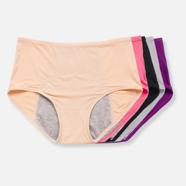 Women's comfortable leak-proof underwear, offering ultimate absorbent protection for confidence.
