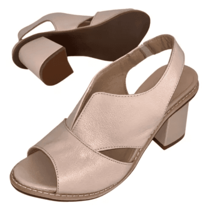 Classic heeled sandals for women, versatile for both casual and dressy summer occasions.