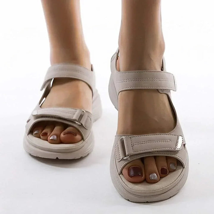 Women's orthopedic sport sandals with arch support, ideal for walking & foot pain relief.