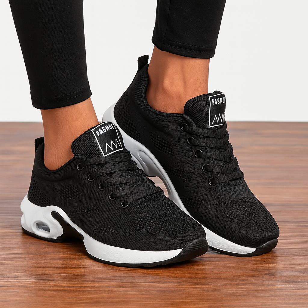 Women's Air Cushion Walking Shoes: Lightweight, comfortable sneakers for daily wear.