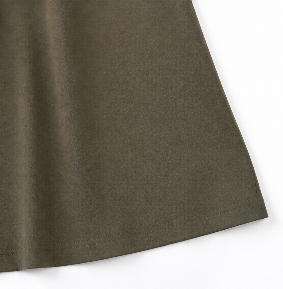 Elegant sleeveless mini shift dress for women, featuring a sophisticated cowl neckline.