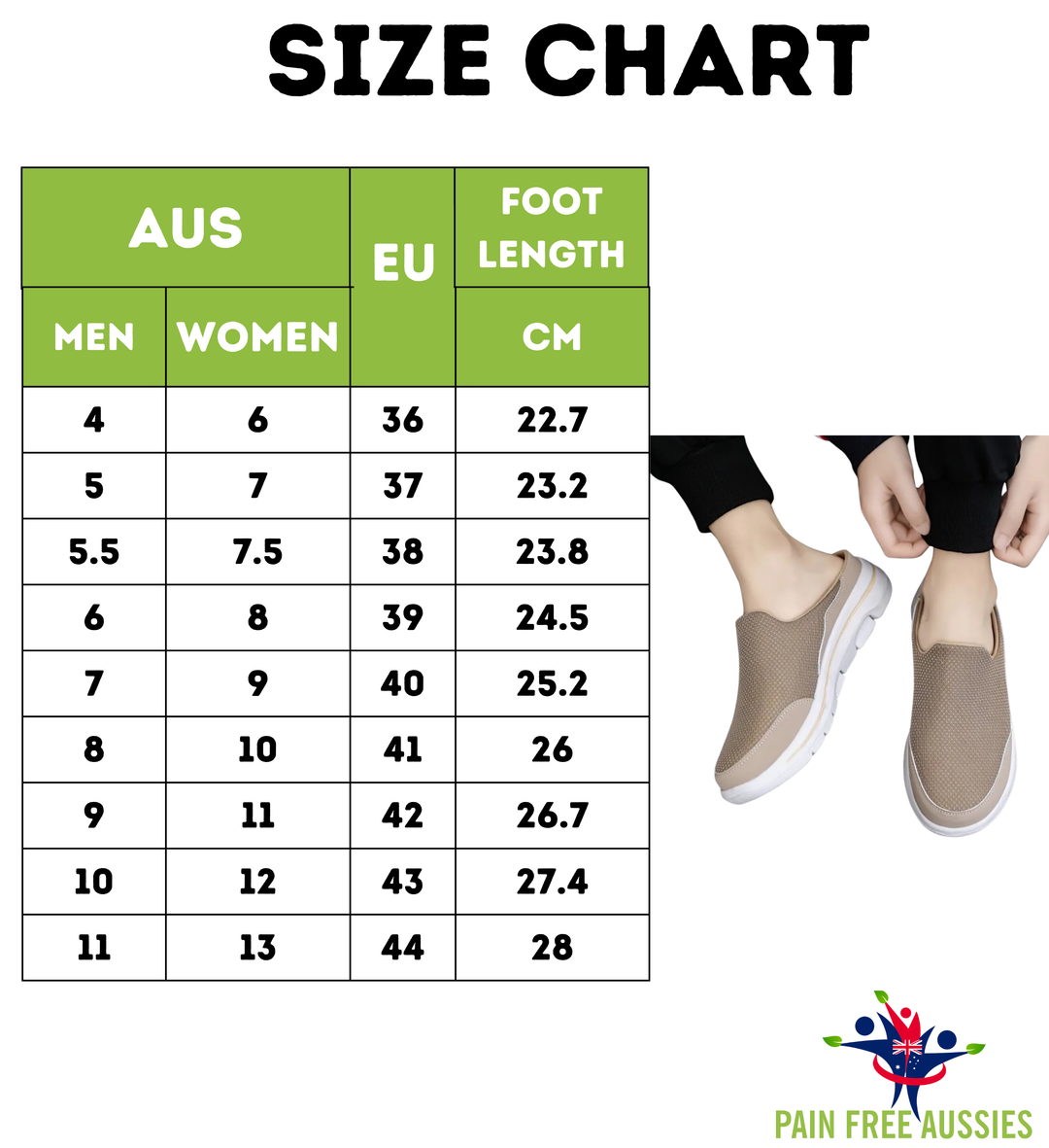 Easy slip-on unisex shoes with a comfortable fit. Great for active lifestyles and casual wear.