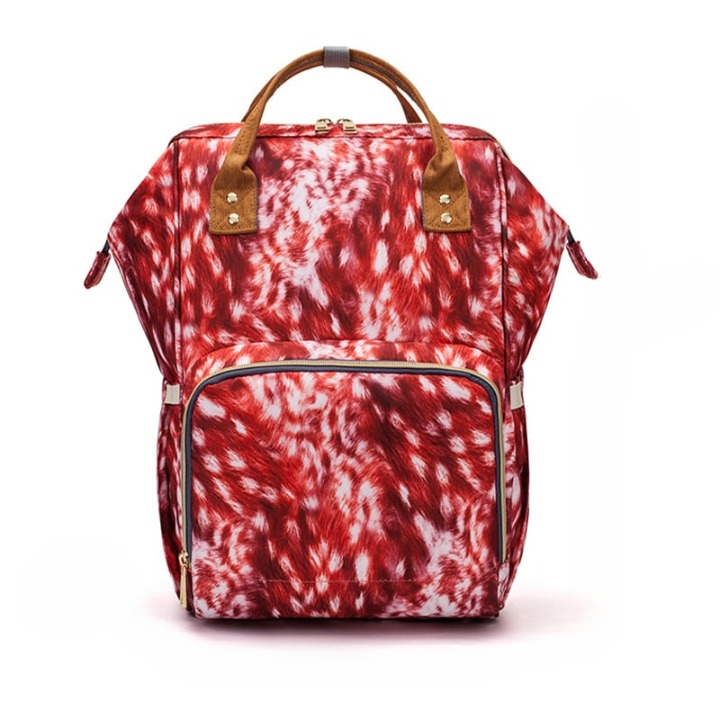 Versatile unisex diaper backpack, large capacity & waterproof, a perfect gift for new parents.