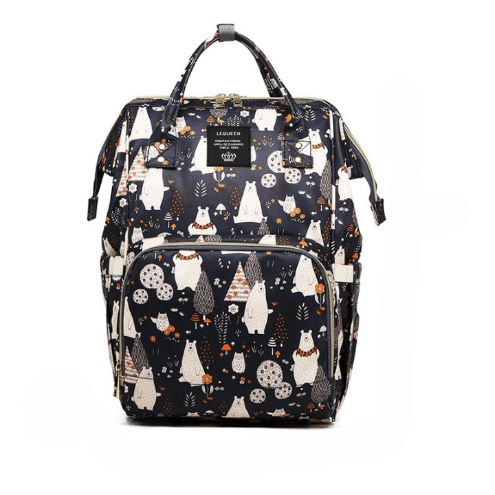 Practical unisex parent bag with large capacity, ideal for baby essentials and travel convenience.